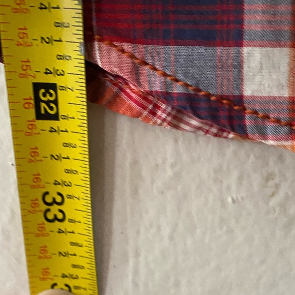 Lucky Brand Men’s Distinctive Western Red Button Down Shirt Size XL - Picture 8 of 11